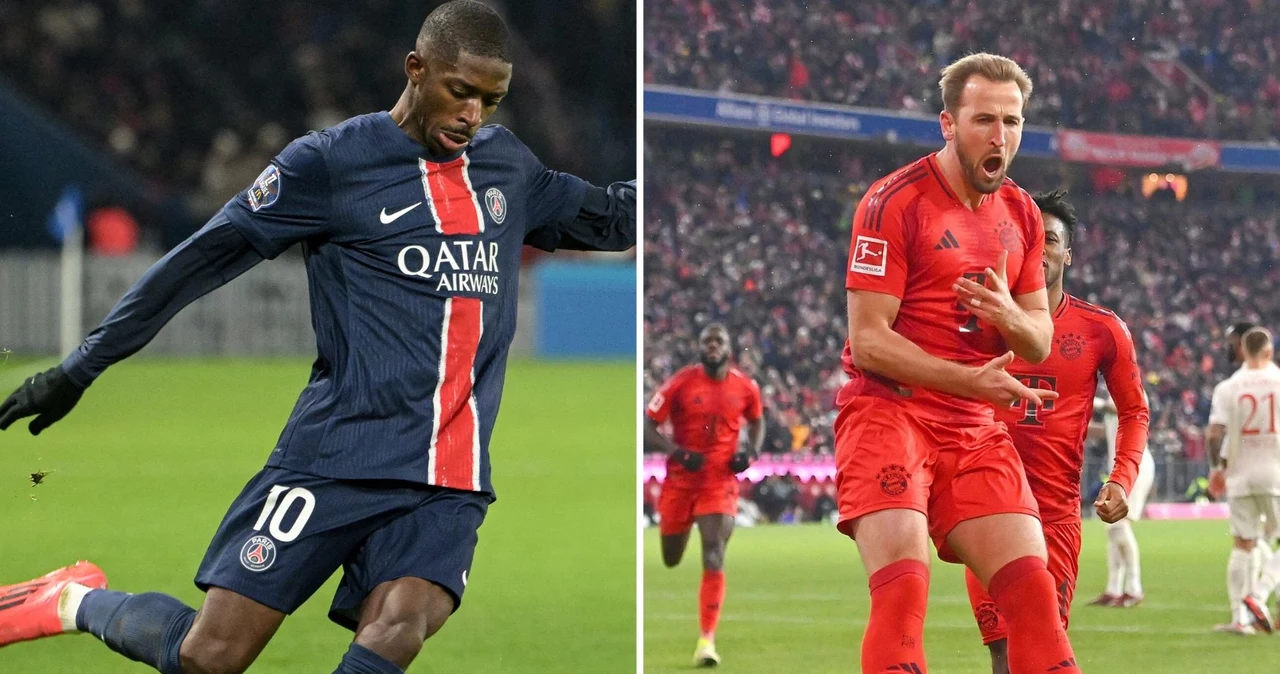 Ousmane Dembele (PSG) i Harry Kane (Bayern)