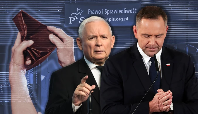 Nadzieja i lęk. PiS pod finansową ścianą, kampania Nawrockiego zagrożona