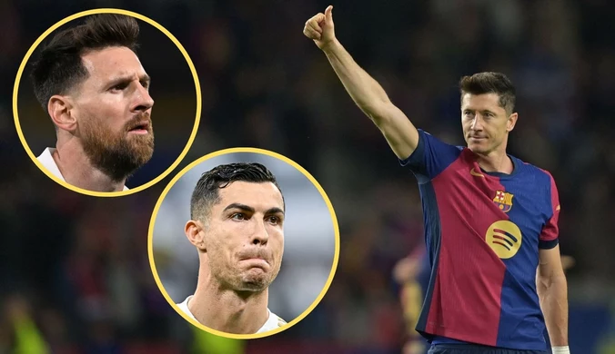 Miażdżąca statystyka Lewandowskiego. Ronaldo i Messi daleko w tyle