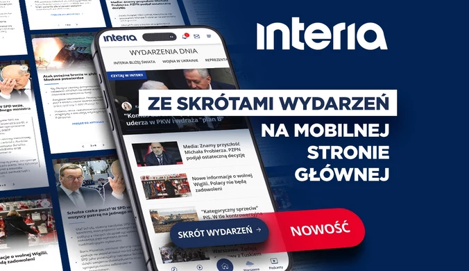 Interia jako pierwsza w Polsce ze skrótami najważniejszych wydarzeń  na mobilnej stronie głównej