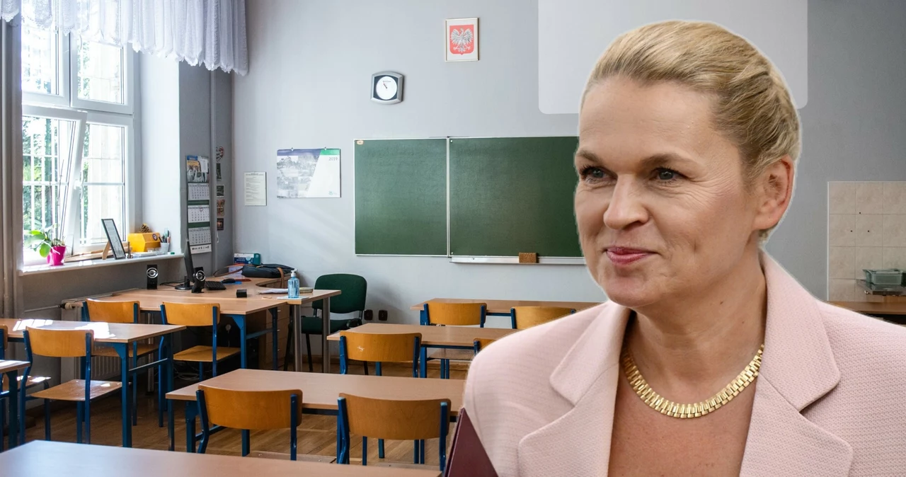 MEN zamierza wprowadzić nowy przedmiot edukacja zdrowotna do szkół na drodze rozporządzenia; na zdjęciu ministra Barbara Nowacka