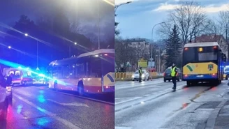 Tragedia w Wałbrzychu. Autobus potrącił pieszą na pasach