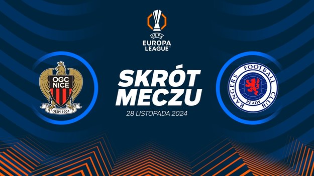 Skrót meczu OGC Nice - Rangers FC.

Pełne mecze Ligi Europy obejrzeć można w kanałach sportowych Polsatu.