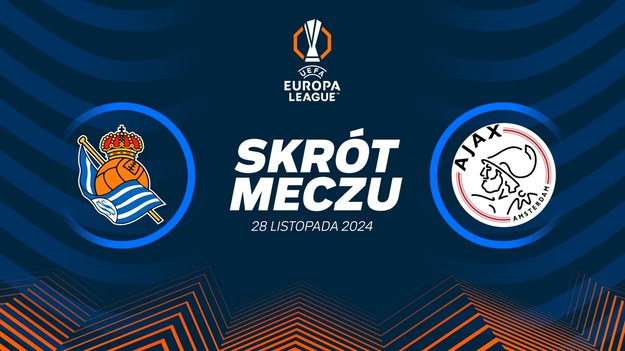 Skrót meczu Real Sociedad - Ajax Amsterdam.

Pełne mecze Ligi Europy obejrzeć można w kanałach sportowych Polsatu.