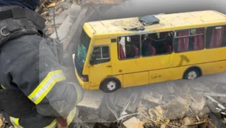 Rosyjski atak na autobus w Chersoniu. Trzy osoby nie żyją