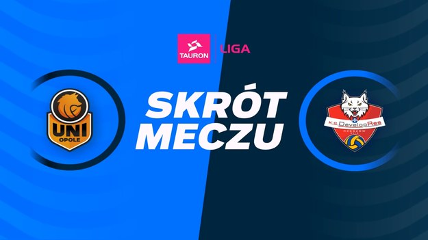 Skrót meczu UNI Opole - Developres Rzeszów.