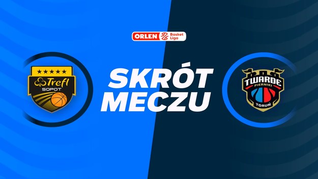 Skrót meczu Trefl Sopot - Arriva Polski Cukier Toruń.