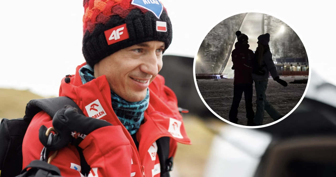 Kamil Stoch i Ewa Bilan-Stoch w Ruce