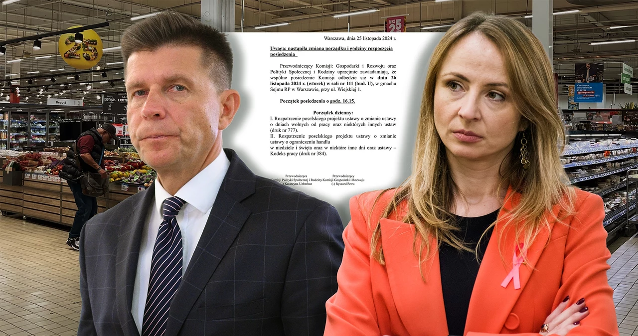 Ryszard Petru i Agnieszka Dziemianowicz-Bąk. W środku pismo informujące posłów, pracach nad projektem posła Polski 2050