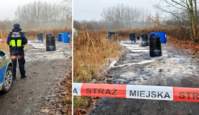 Chemiczna bomba w Warszawie. Kwas siarkowy zaczął wyciekać