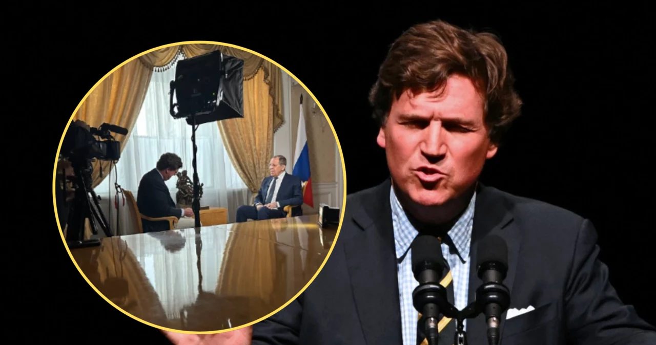 Tucker Carlson rozmawiał z Siergiejem Ławrowem