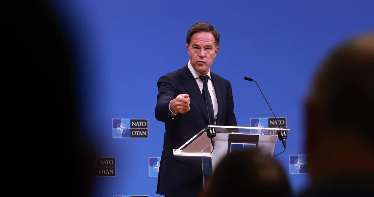 Sekretarz generalny NATO Mark Rutte