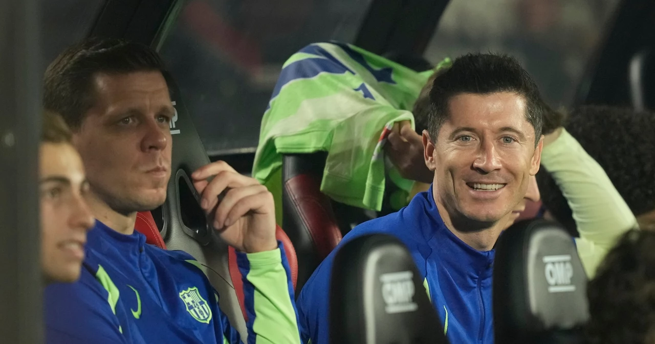 Wojciech Szczęsny i Robert Lewandowski