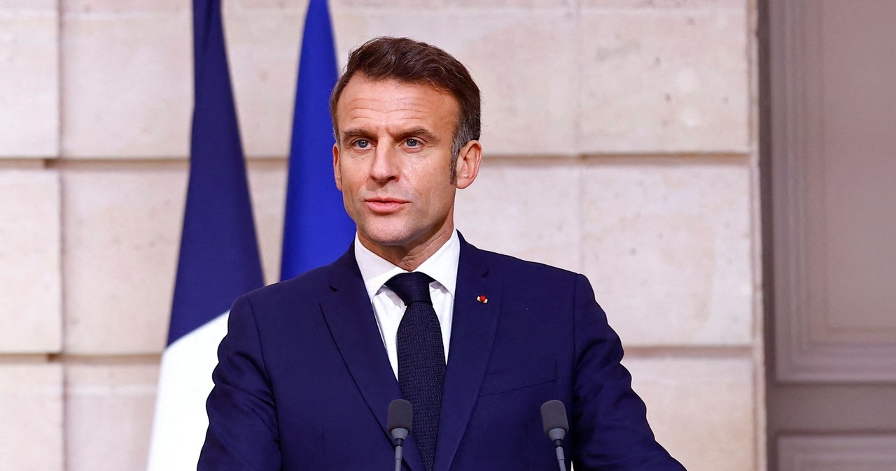  Macron zabrał głos po upadku rządu. Będę do samego końca