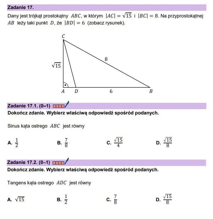 Matura 2025. Matura próbna z matematyki. Arkusz CKE - Wydarzenia w