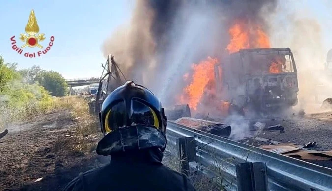 Tragiczna śmierć Polaka. 50-latek spłonął w ciężarówce