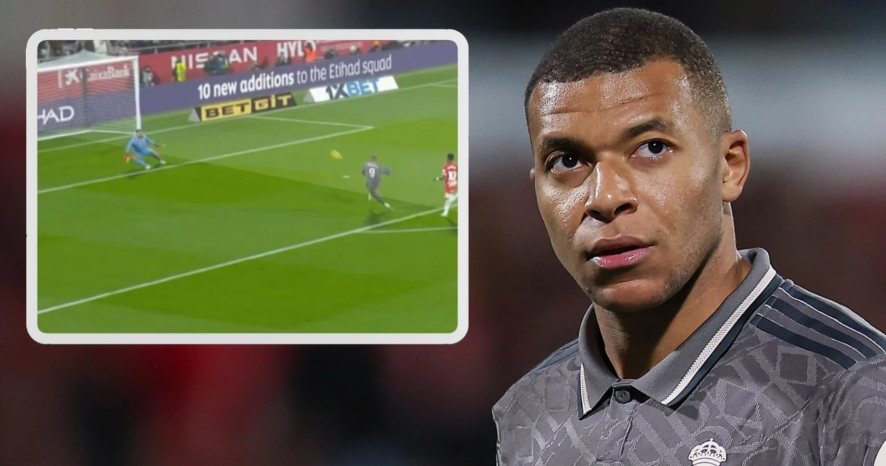 Kylian Mbappe zmarnował stuprocentową sytuację