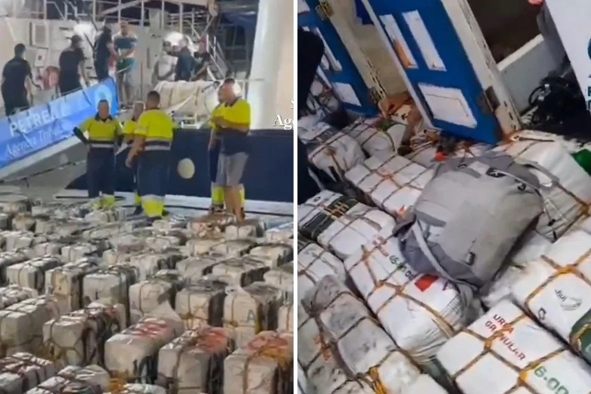 Funkcjonariusze policji portugalskiej i hiszpańskiej przejęli w sobotę na Atlantyku prawie 4 tony kokainy. Narkotyki były transportowane statkiem z Wenezueli do Europy. 10 członków załogi zostało zatrzymanych.