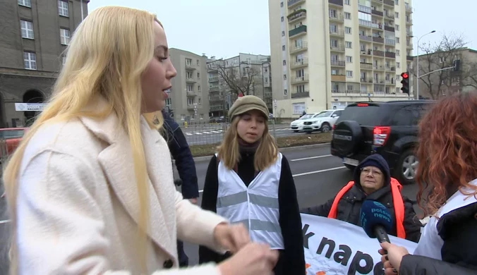 Protest Ostatniego Pokolenia. Schreiber starła się z "Babcią Kasią"