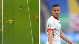 Kuriozum w meczu z reprezentantem Polski. Takiego "samobója" jeszcze nie było