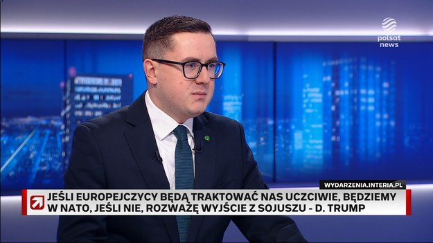 - Trump jasno wskazuje, że należy więcej wydawać na zbrojenia - powiedział Miłosz Motyka z PSL komentując wypowiedź prezydenta elekta USA o ewentualnym wystąpieniu Stanów Zjednoczonych z NATO. - Trump chce zmobilizować europejskie kraje. Ale wie też, że Sojusz jest gwarantem bezpieczeństwa na świecie - podkreślił. Jak dodał Motyka, nie ma alternatywy dla NATO.
