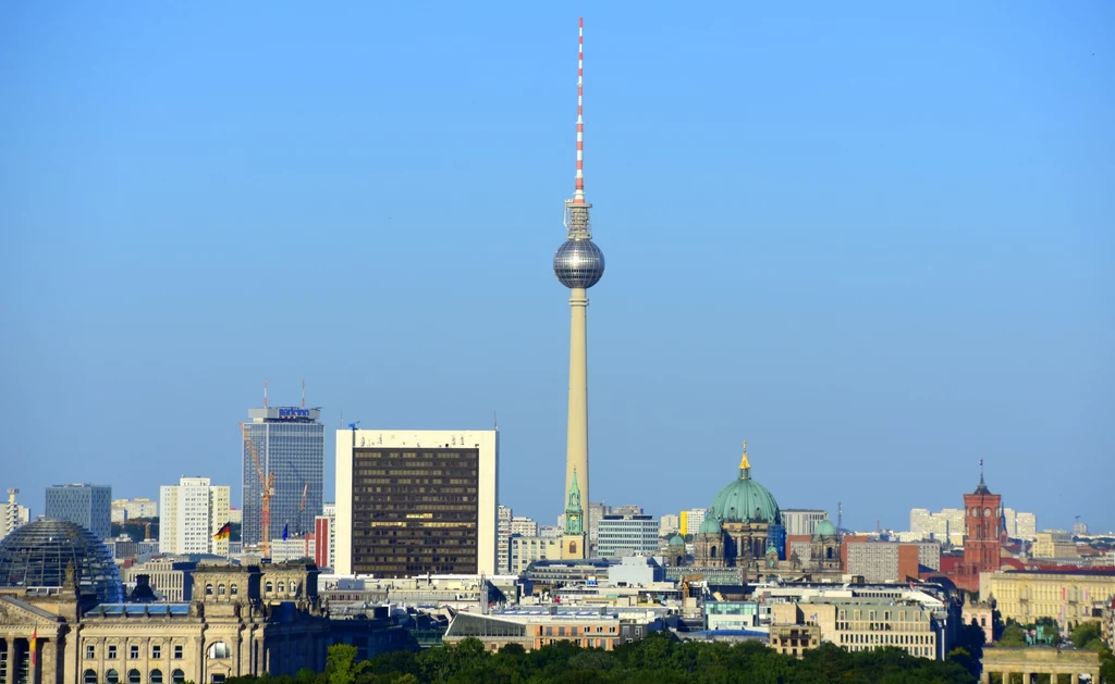 Panorama Berlina z wieżą telewizyjną