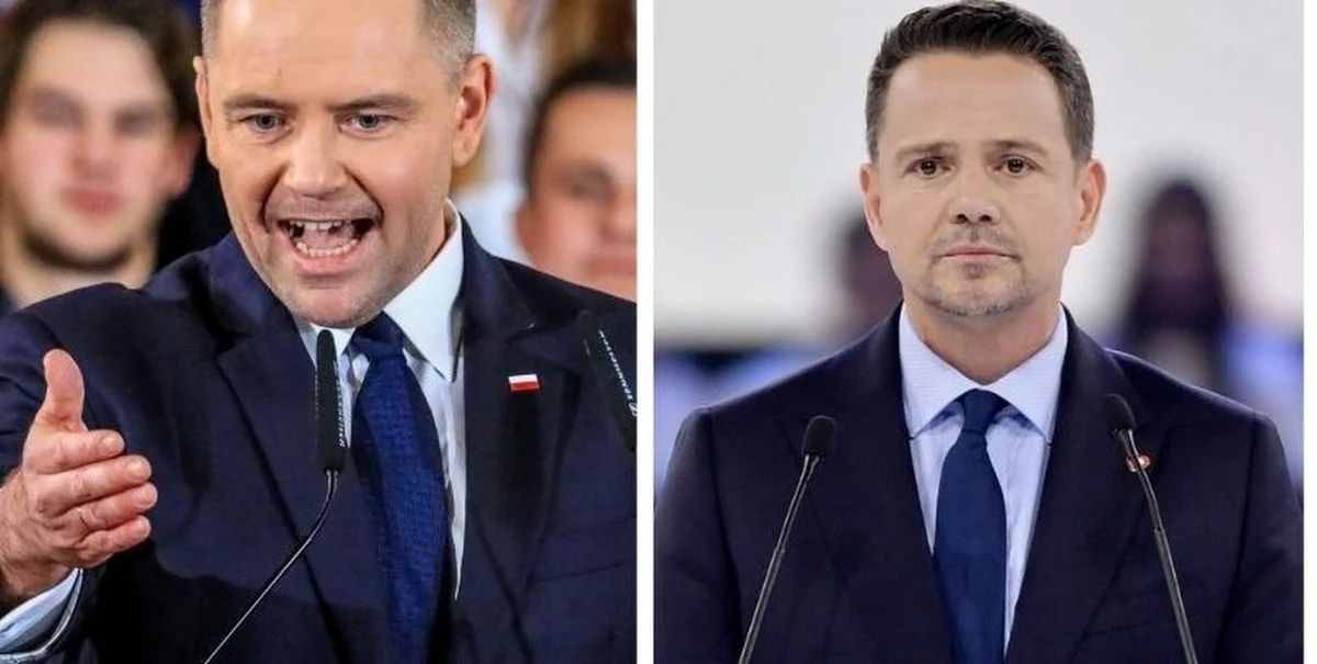 Gdyby w drugiej turze wyborów prezydenckich zmierzyli się ze sobą Rafał Trzaskowski oraz Karol Nawrocki, pierwszy z nich mógłby liczyć na 46 proc. poparcia, a drugi na 34 proc. 17 proc. badanych nie zagłosowałoby na żadnego z nich - wynika z najnowszego sondażu CBOS.
