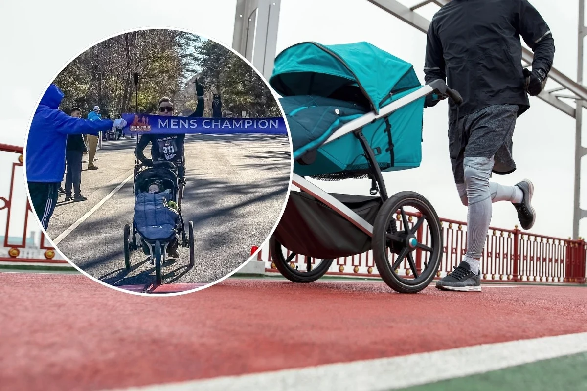 Rekord świata w biegu z wózkiem dziecięcym na dystansie stu kilometrów pobił szef wydziału do spraw sportu we władzach włoskiej miejscowości Predappio Lorenzo Lotti. Trasę tę przebiegł w osiem godzin i jedną minutę. Jego siedmiomiesięczny syn przespał prawie cały wyścig.