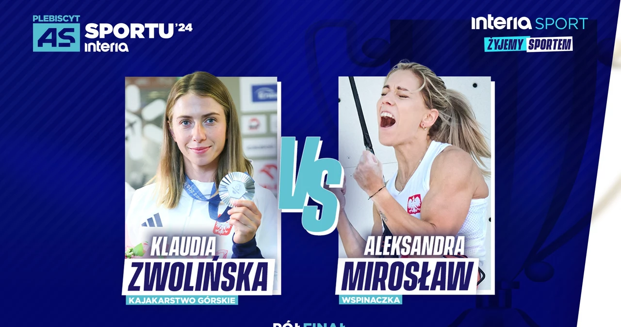 "As Sportu 2024". Klaudia Zwolińska kontra Aleksandra Mirosław - kto powinien awansować? Zagłosuj!