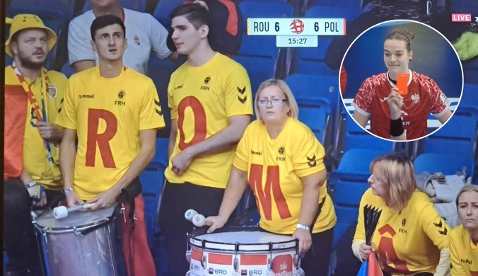 Była 16. minuta meczu Polski, Rumunka upadła. Przeraźliwa Cisza w hali