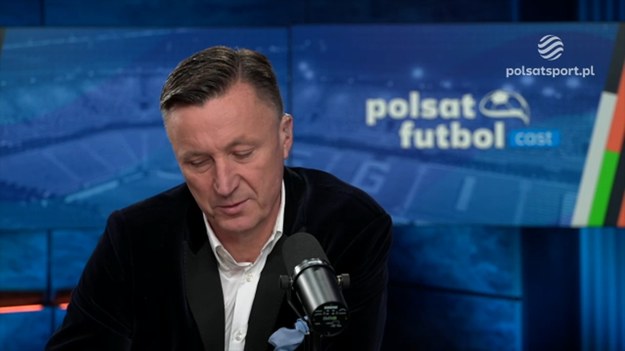 Fragment programu Polsat Futbol Cast z 11 grudnia 2024 roku. Tomasz Hajto odniósł się do gry Rafała Augustyniaka z Legii Warszawa.