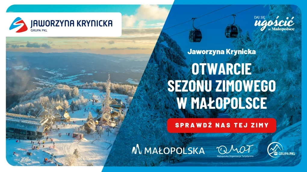 15 grudnia w samo południe uroczyście otworzymy sezon narciarski w Małopolsce