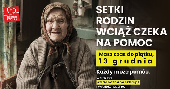 Kilkadziesiąt potrzebujących rodzin ze Szlachetnej Paczki może zostać bez wsparcia. Jeszcze do piątku 13 grudnia każdy może pomóc – wystarczy wejść na stronę www.szlachetnapaczka.pl, wybrać rodzinę i skompletować dla niej paczkę, która potrafi dużo zmienić. Jak skompletować paczkę na ostatnią chwilę? Szlachetna Paczka przeprowadzi Cię przez ten proces krok po kroku.  W tekście przeczytasz także o trzech popularnych mitach, które wstrzymują darczyńców przed wybraniem rodziny i zmienianiem świata na dobre oraz poznasz fakty, które im przeczą.