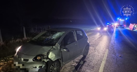 Nie udało się uratować życia 28-latka po tym, jak podczas wyprzedzania potrącił go kierujący toyotą. Do tragedii doszło w środę przed godz. 21 w miejscowości Krzanowice w powiecie raciborskim na Śląsku. Droga prowadząca do miejscowości Bojanów była zablokowana.