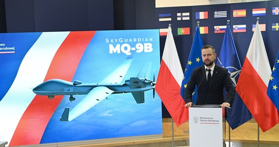 Umowa na zakup dronów MQ-9B Sky Guardian dla Wojska Polskiego zawarta. "Budowa wojsk dronowych jest dla nas absolutnym priorytetem" - podkreślił wicepremier, szef MON Władysław Kosiniak-Kamysz.