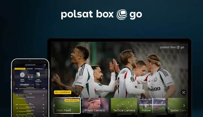 Mecze z wielu kamer w Polsat Box Go. Interaktywny TrybPro z kolejną funkcją