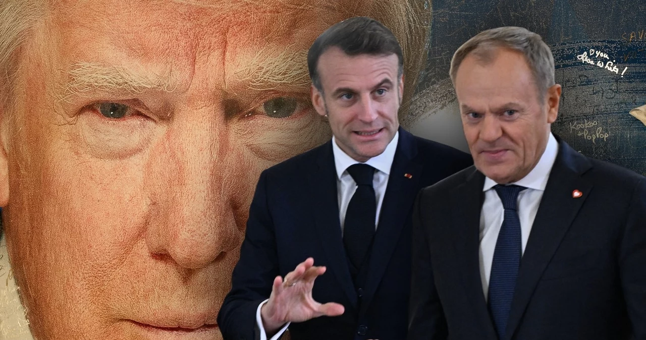 Emmanuel Macron spotkał się z Donaldem Tuskiem. Celem było przekazanie wiadomości Donaldowi Trumpowi