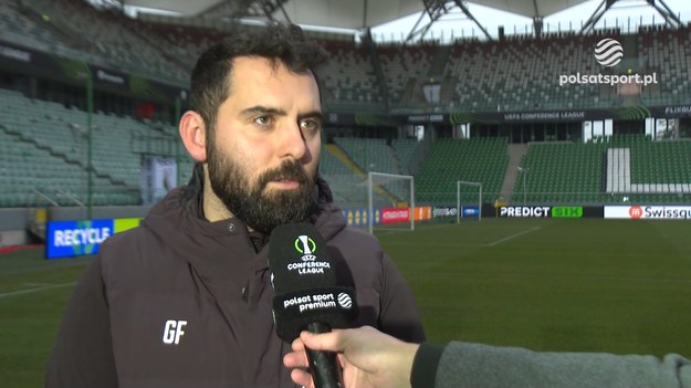 Goncalo Feio w rozmowie z Pawłem Ślęzakiem wypowiedział się przed meczem Legia Warszawa - FC Lugano w Lidze Konferencji.