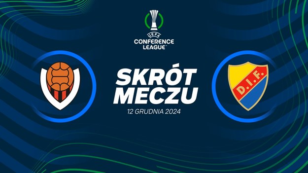 Skrót meczu Vikingur Reykjavik - Djurgarden.

Pełne mecze Ligi Konferencji obejrzeć można w kanałach sportowych Polsatu.