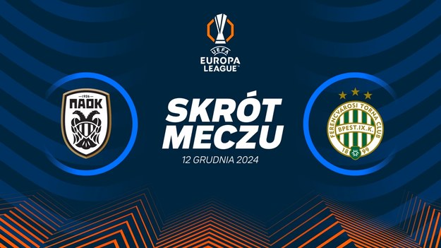 Skrót meczu PAOK - Ferencvaros.

Pełne mecze Ligi Europy obejrzeć można w kanałach sportowych Polsatu. 
