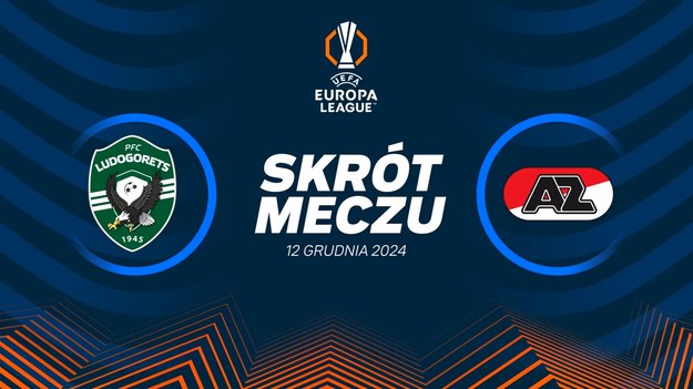 Skrót meczu Łudogorec Razgrad - AZ Alkmaar.

Pełne mecze Ligi Europy obejrzeć można w kanałach sportowych Polsatu.