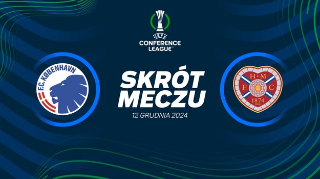 Skrót meczu FC Kopenhaga - Hearts.

Pełne mecze Ligi Konferencji obejrzeć można w kanałach sportowych Polsatu.