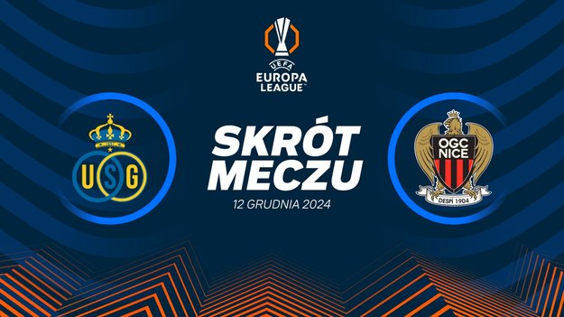 Skrót meczu Union Saint-Gilloise - OGC Nice.

Pełne mecze Ligi Europy obejrzeć można w kanałach sportowych Polsatu. 
