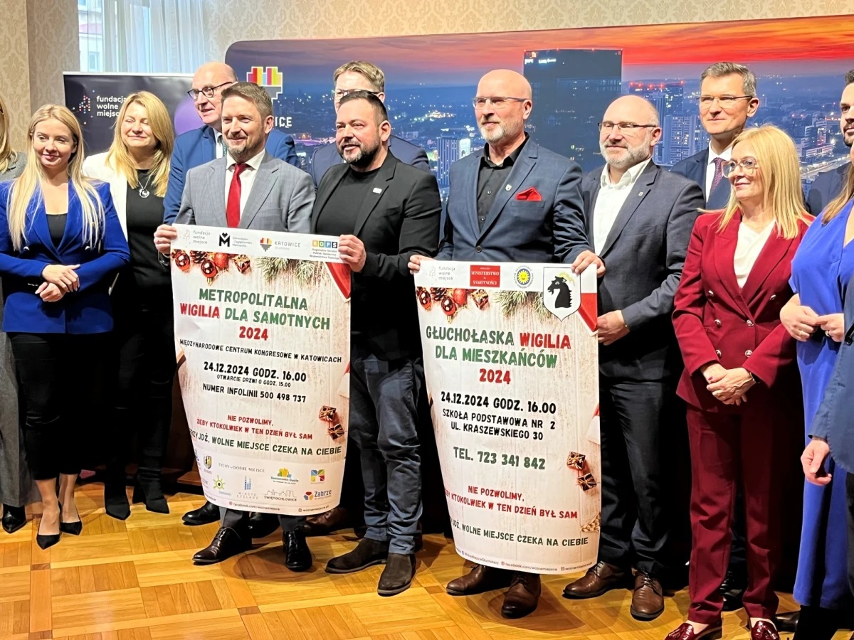 W Wigilię nikt nie powinien być sam, dlatego samorządy Górnośląsko-Zagłębiowskiej Metropolii i Fundacja Wolne Miejsce przygotowują po raz kolejny Metropolitalną Wigilię dla Samotnych. Na spotkanie w Międzynarodowym Centrum Kongresowym w Katowicach może przyjść nawet kilka tysięcy osób. W Głuchołazach z kolei odbędzie się wigilia dla powodzian.