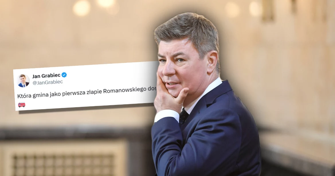 Jan Grabiec zaskoczył wpisem o Marcinie Romanowskim