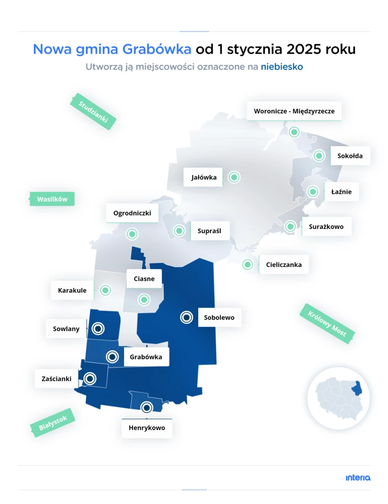 Te miejscowości odejdą z gminy Supraśl i utworzą nową - Grabówkę