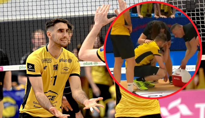 Olbrzymie emocje w PlusLidze. Ucierpiał siatkarz z kadry Grbicia