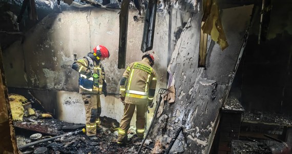 Pożar w Tychach w woj. śląskim. Ogień wybuchł w budynku, w którym znajduje się żłobek i hostel. Nikomu nic się nie stało. 