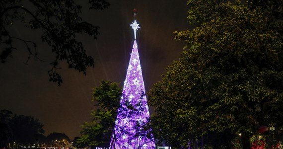 Tragedia przy budowie świątecznej dekoracji w Brazylii. Jedna osoba zginęła, a dwie zostały ranne po tym, jak huraganowy wiatr przewrócił imitację wysokiej choinki.