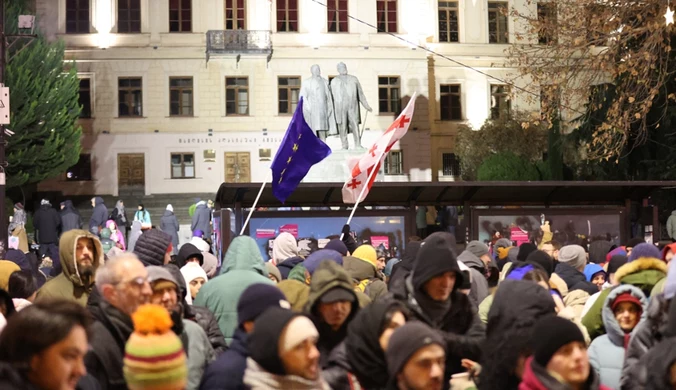 Tysiące osób na ulicach. Prezydent Gruzji apeluje do światowych przywódców